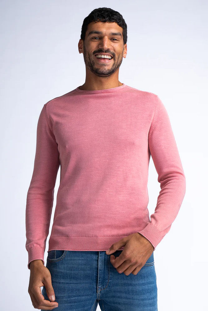 Petrol Men Knitwear Round Neck Basic Rood
