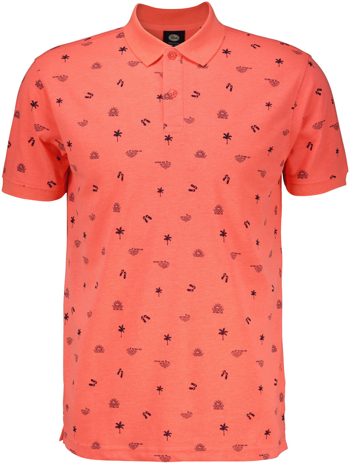 Petrol Men Polo Short Sleeve Oranje