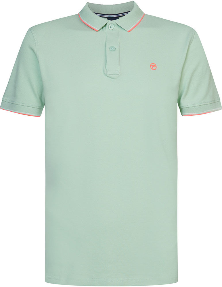 Petrol Men Polo Short Sleeve Groen