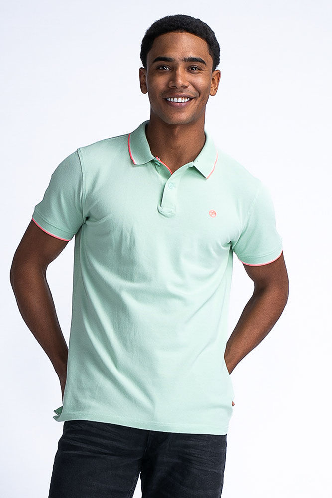 Petrol Men Polo Short Sleeve Groen