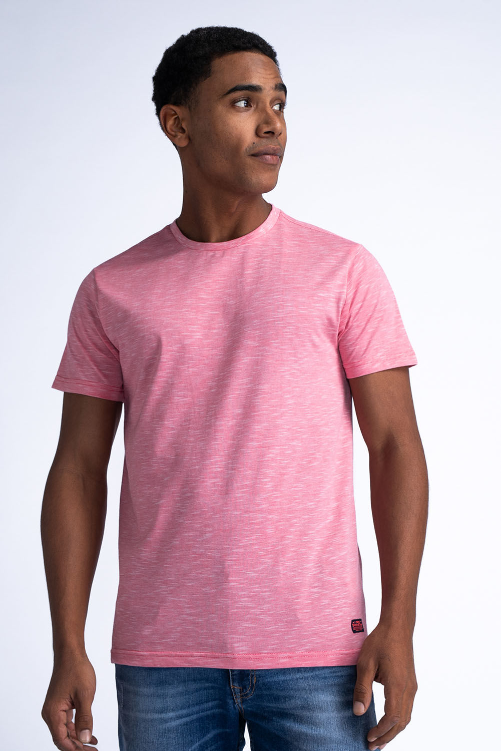 Petrol T-Shirt SS Classic Print Roze