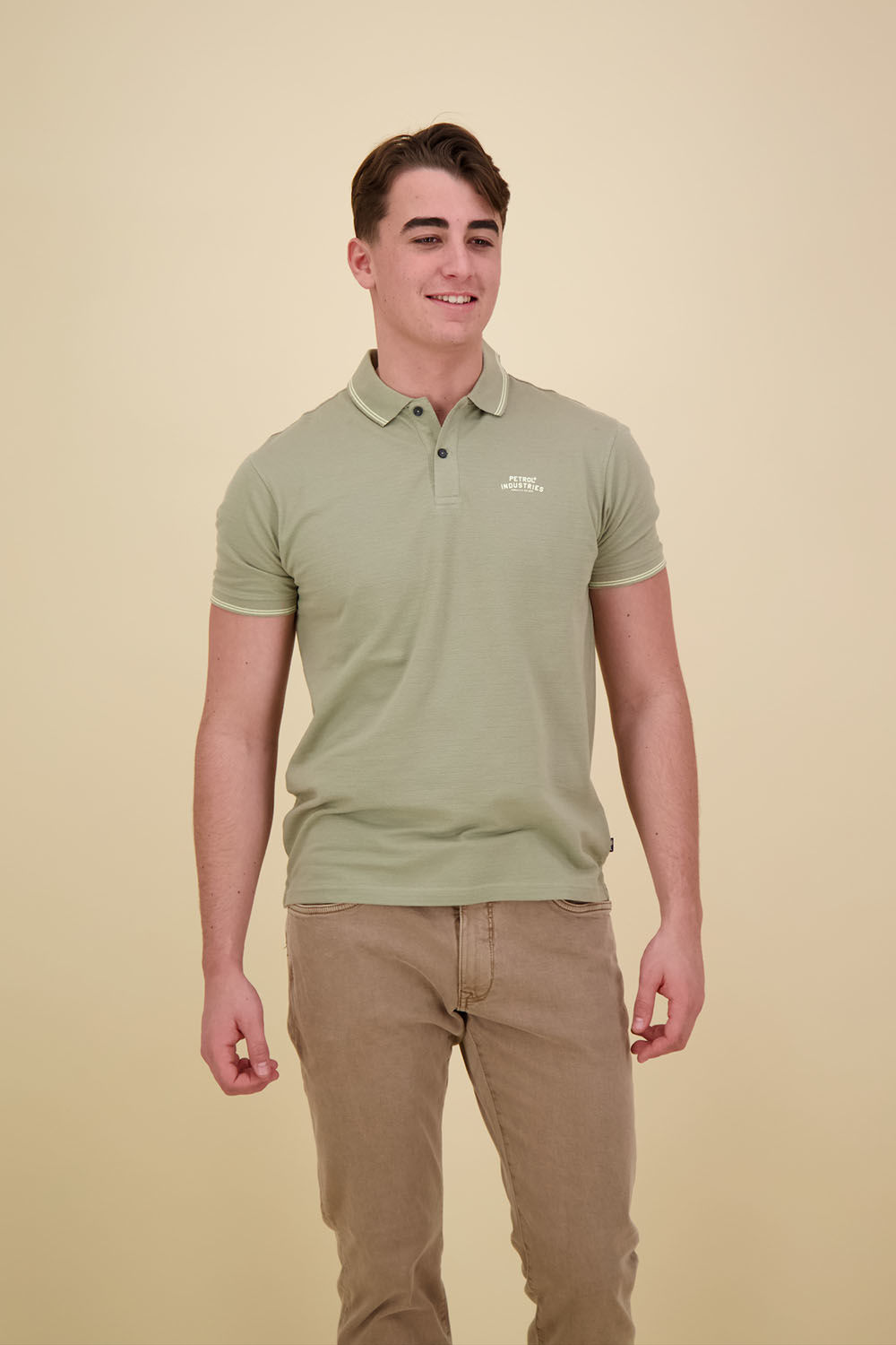 Petrol Polo Short Sleeve Groen