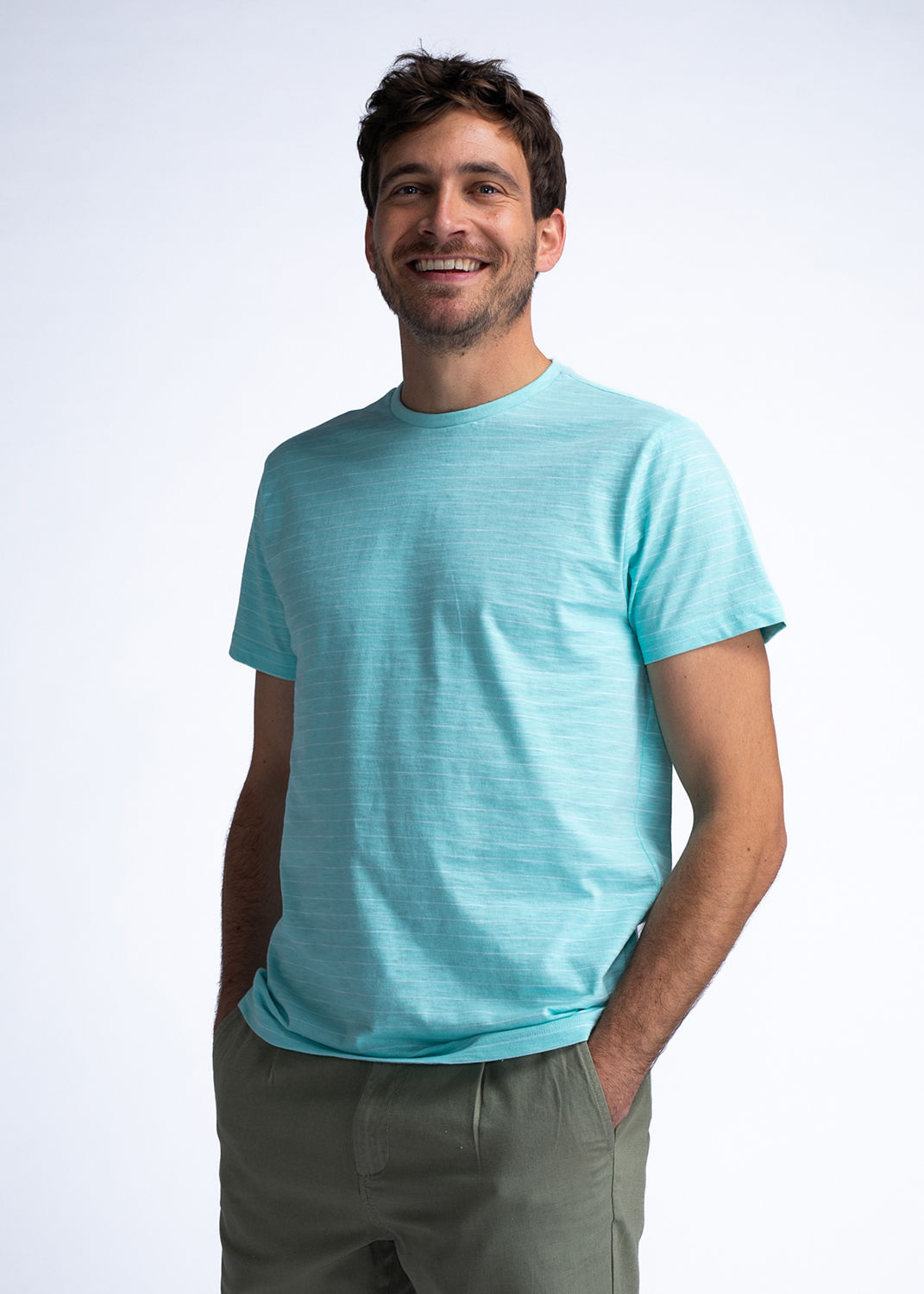 Petrol T-Shirt SS Blauw