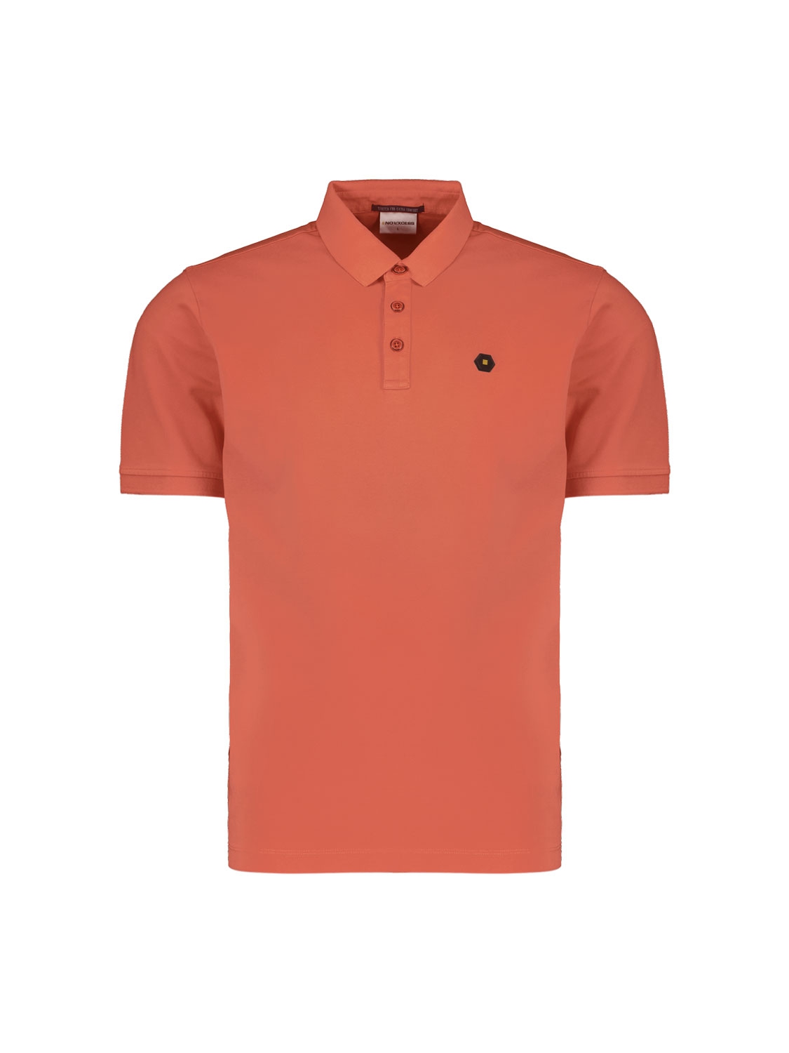 Polo Pique Garment Dyed Oranje