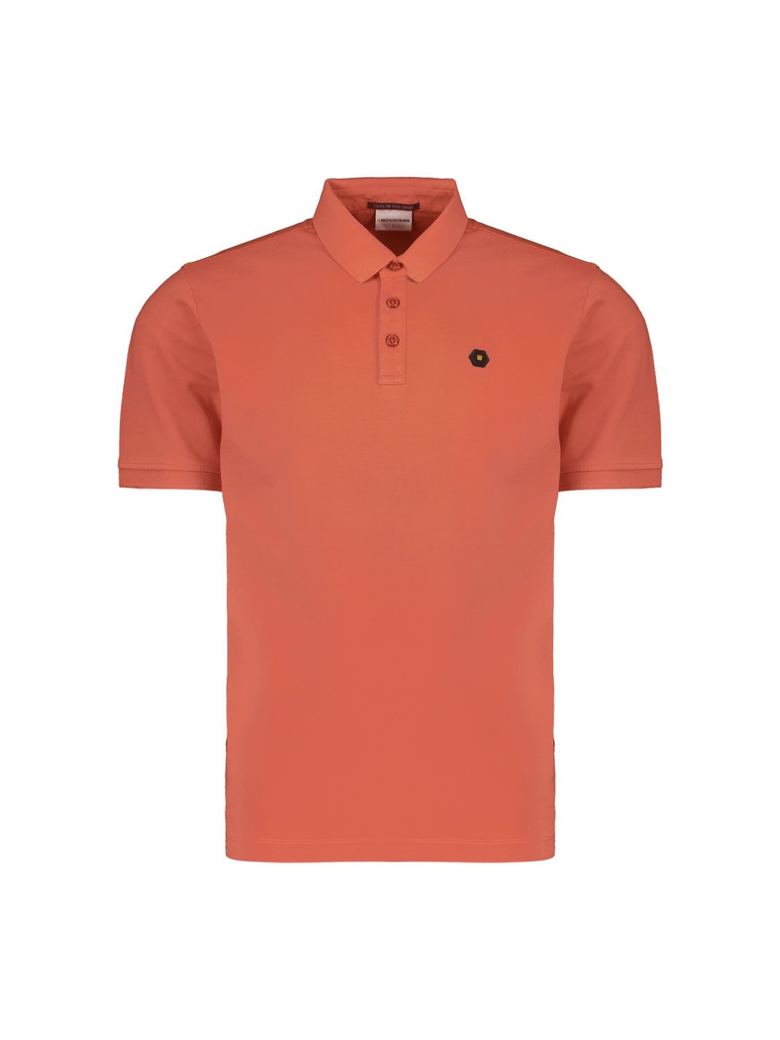 Polo Pique Garment Dyed Oranje