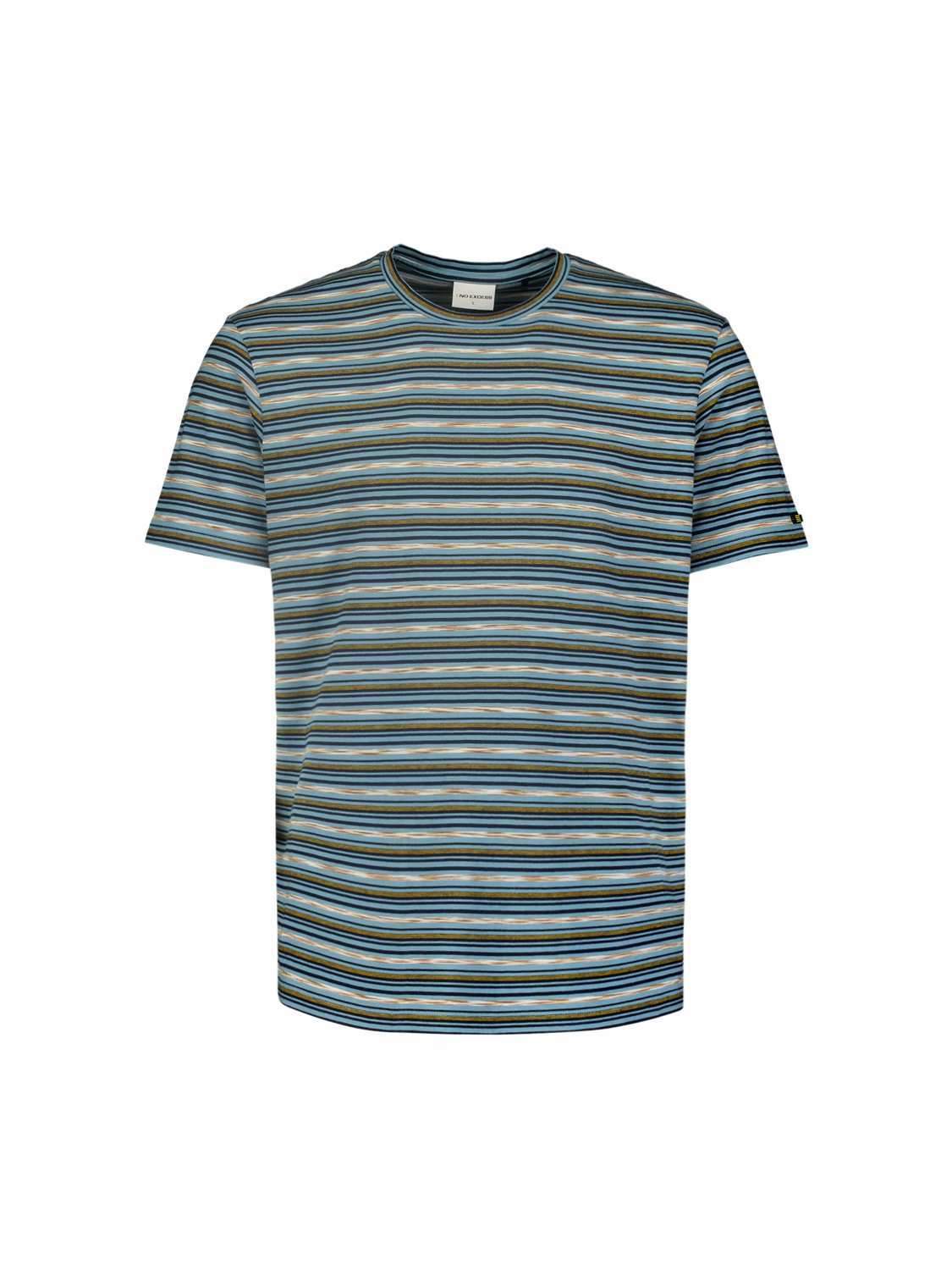 No Excess T-Shirt Crewneck Multi Coloured Str Wit