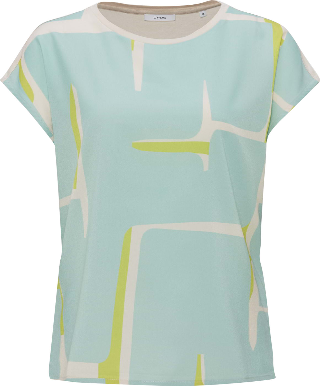 Opus Top Sisbo print Groen