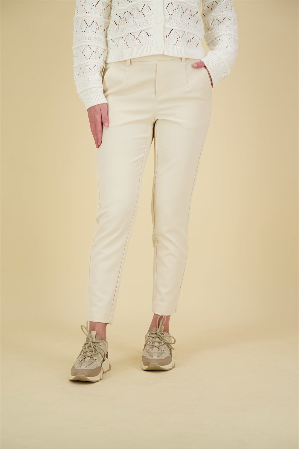 Object Broek Lisa Slim Bruin