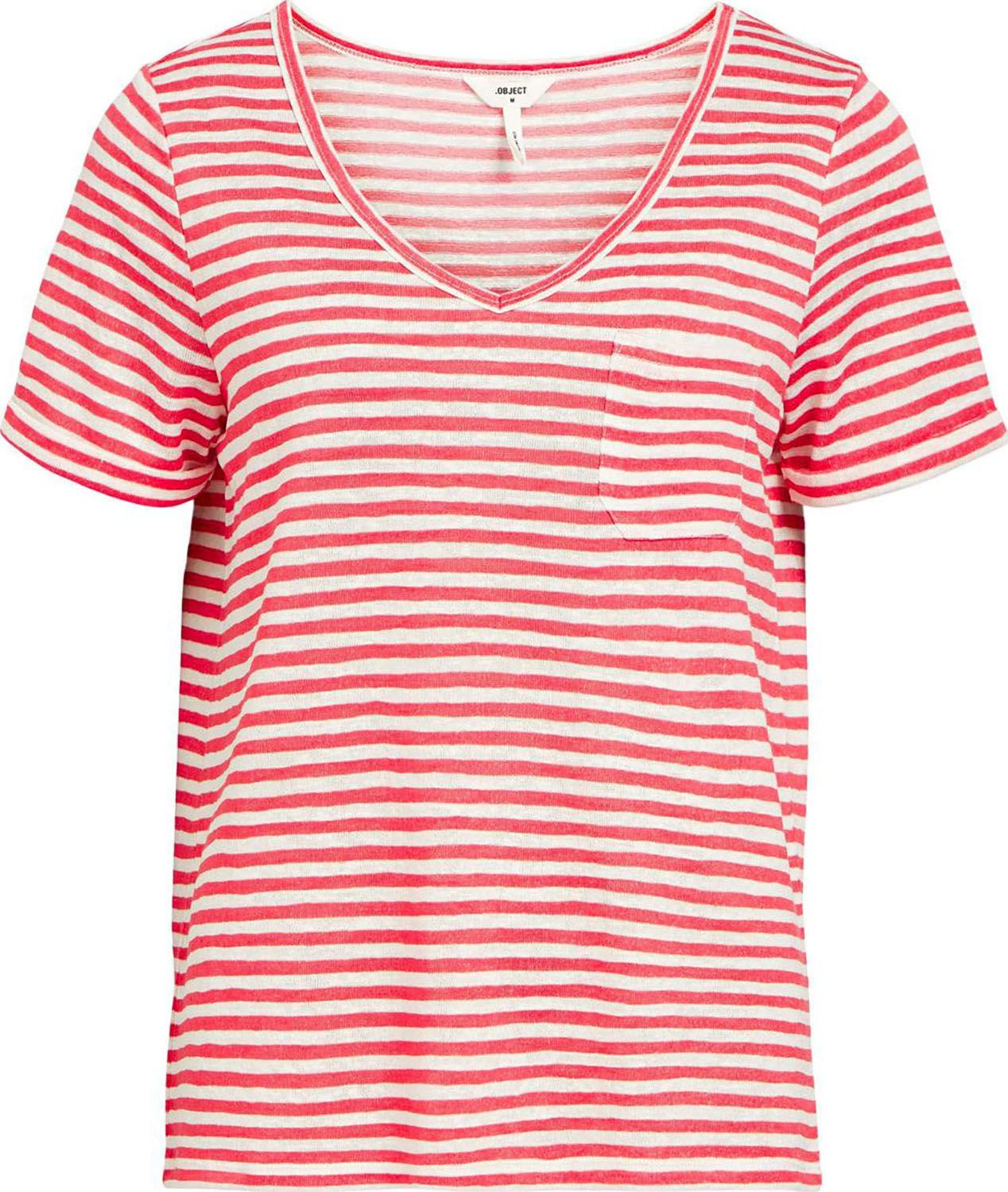 Object T-shirt Tessi Slub Roze
