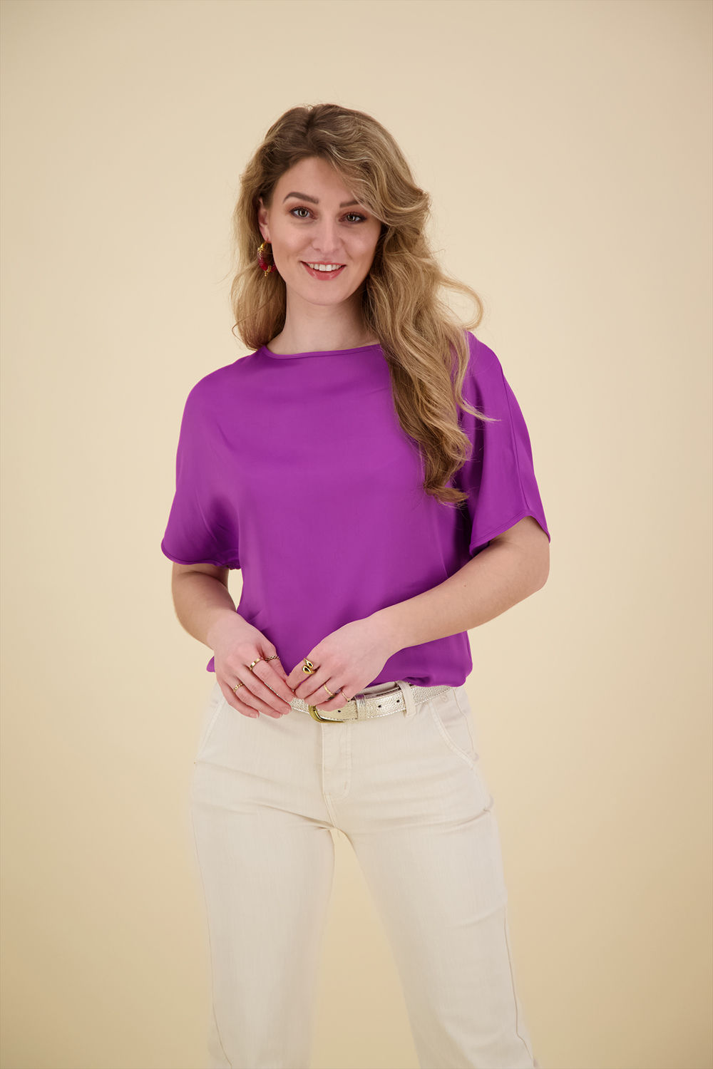 Studio Anneloes Top Luxx Paars