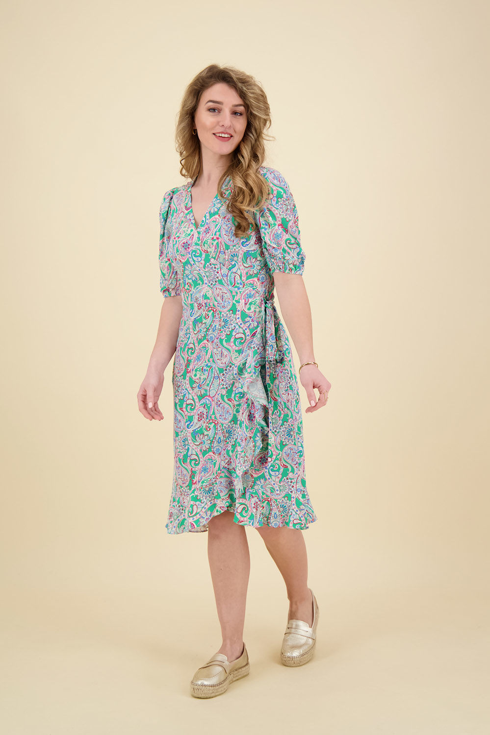 HV Society Jurk Calypso Groen