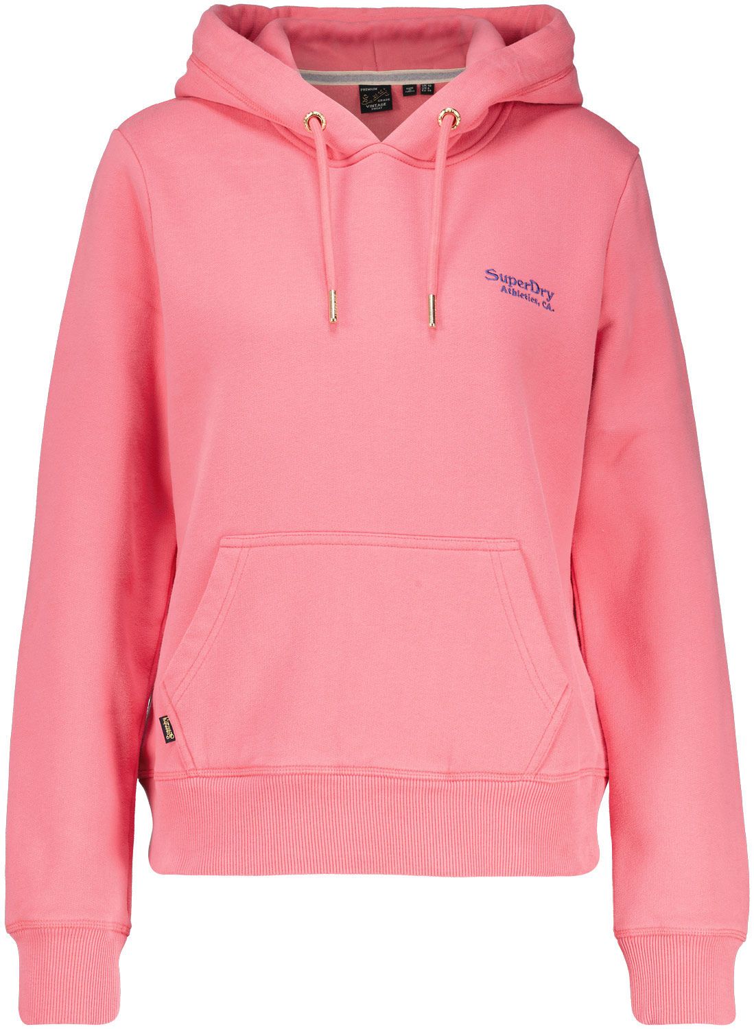 Essencial logo hoodie Roze