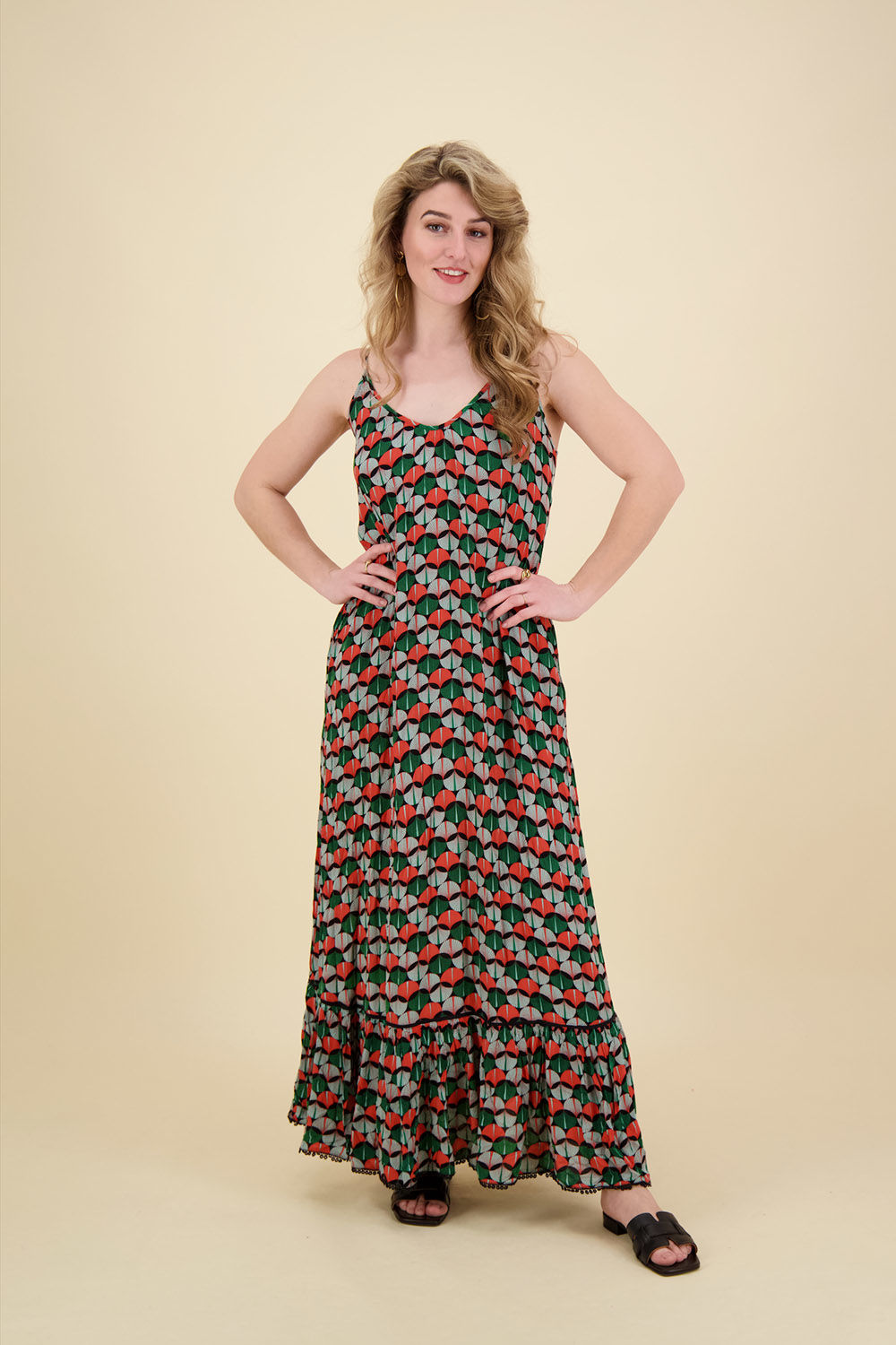 Superdry Beach maxi hemd jurk Multi
