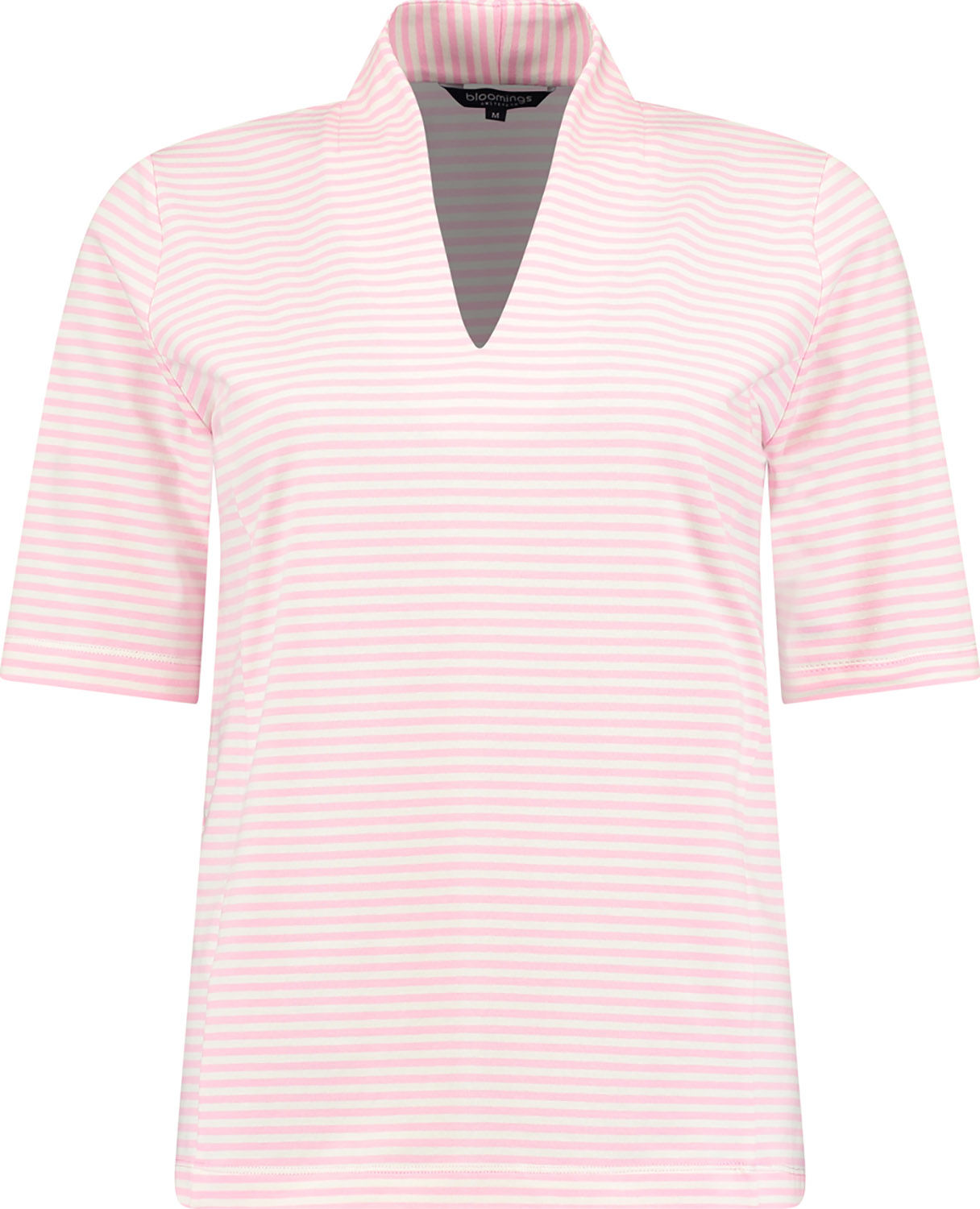 Bloomings stand up collar shirt Roze