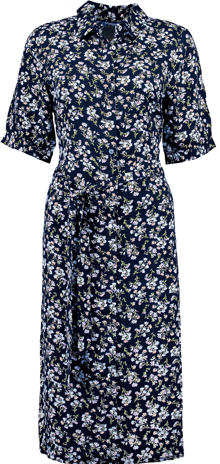Bloomings Jurk printed Blauw