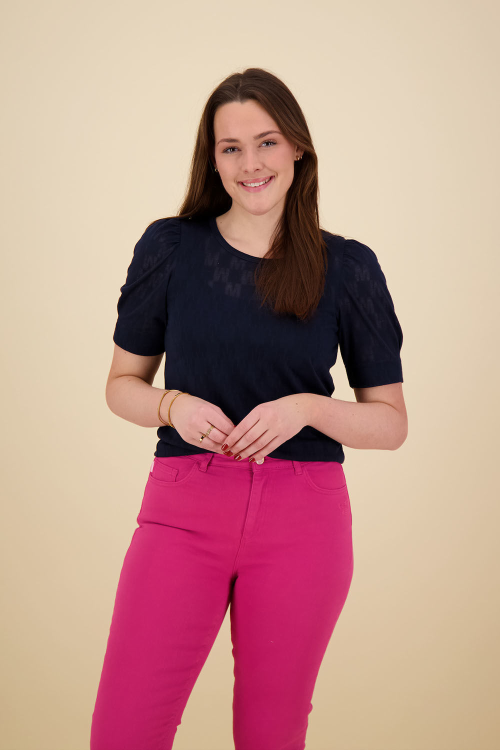 Mos Mosh T-shirt Chrissie Blauw
