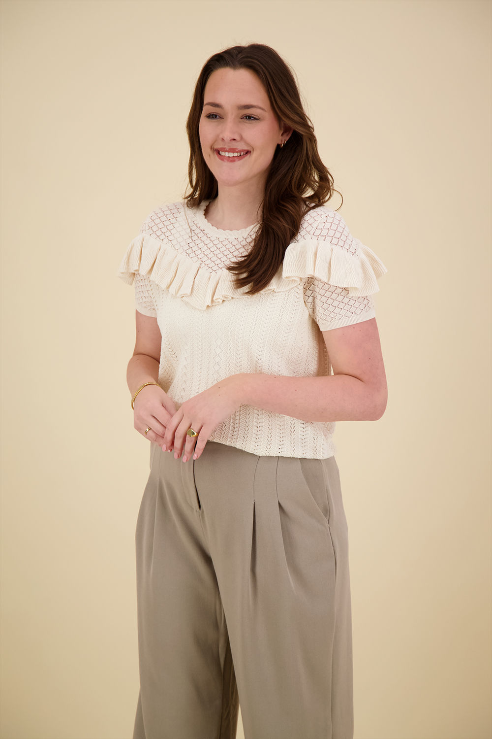 Mos Mosh Top Katee Beige
