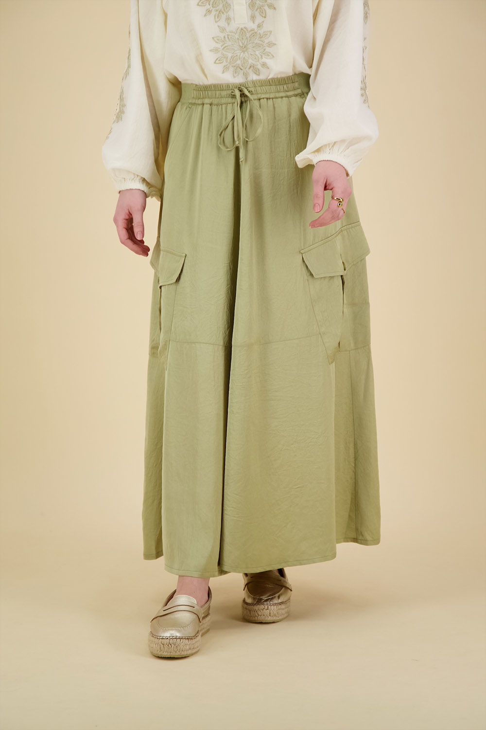 Summum Rok Silky Touch Groen