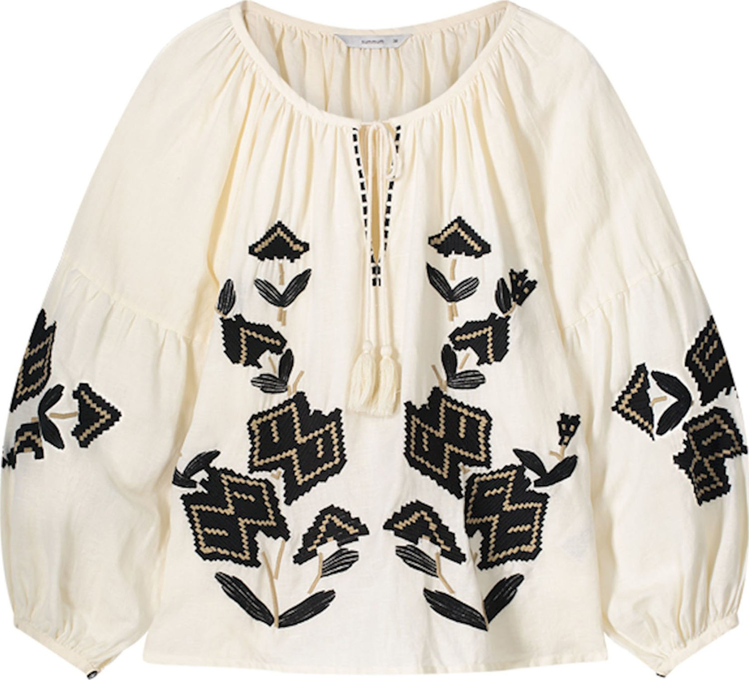 Summum Top long sleeve Wit