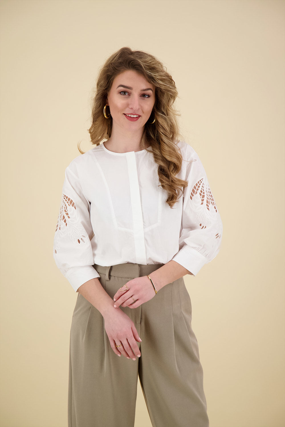 Co'couture Blouse Kelisse Lace Wit