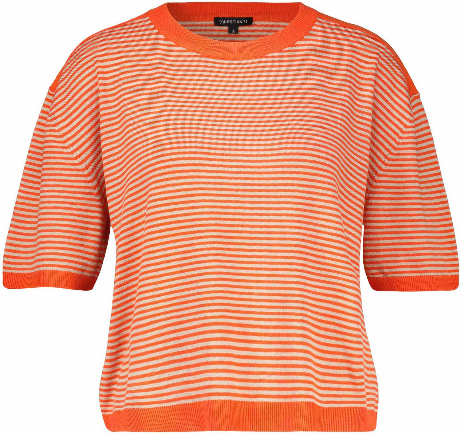 pull stripe cropped Oranje