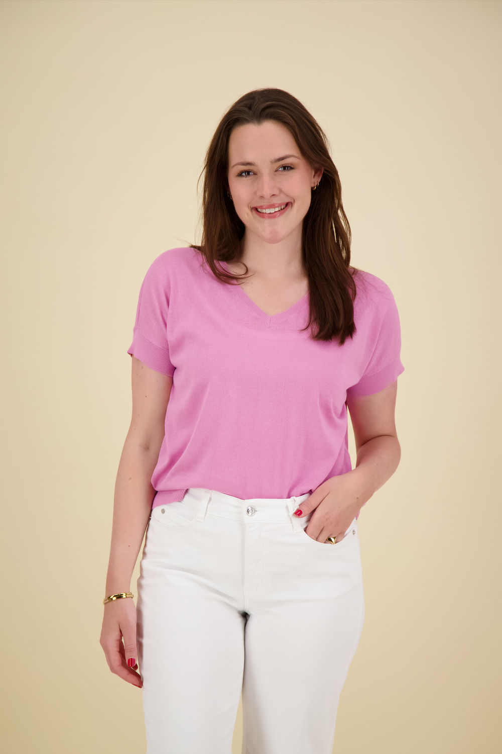 JC Sophie Sweater Dijon  Roze
