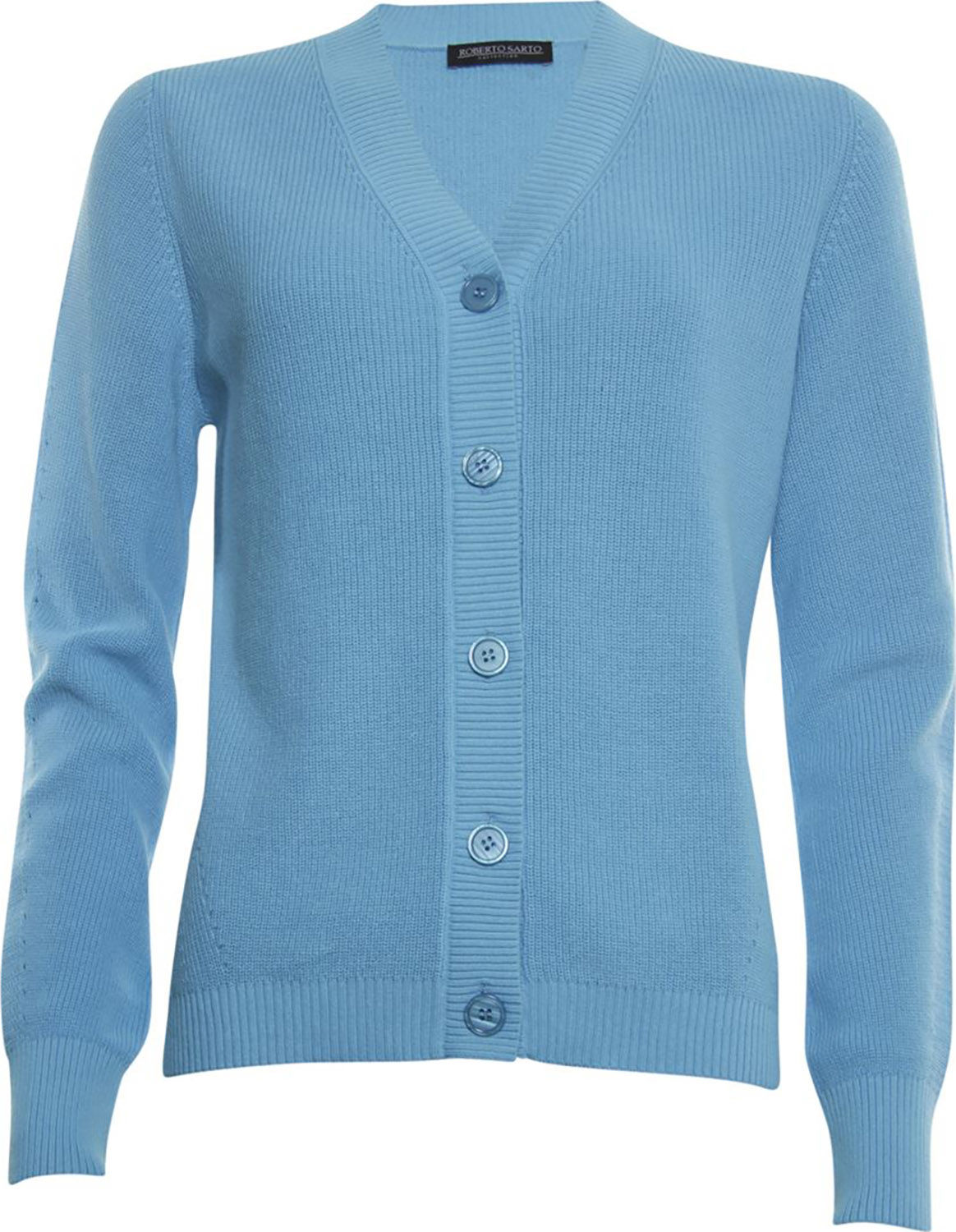 Roberto Sarto Vest V-hals Blauw