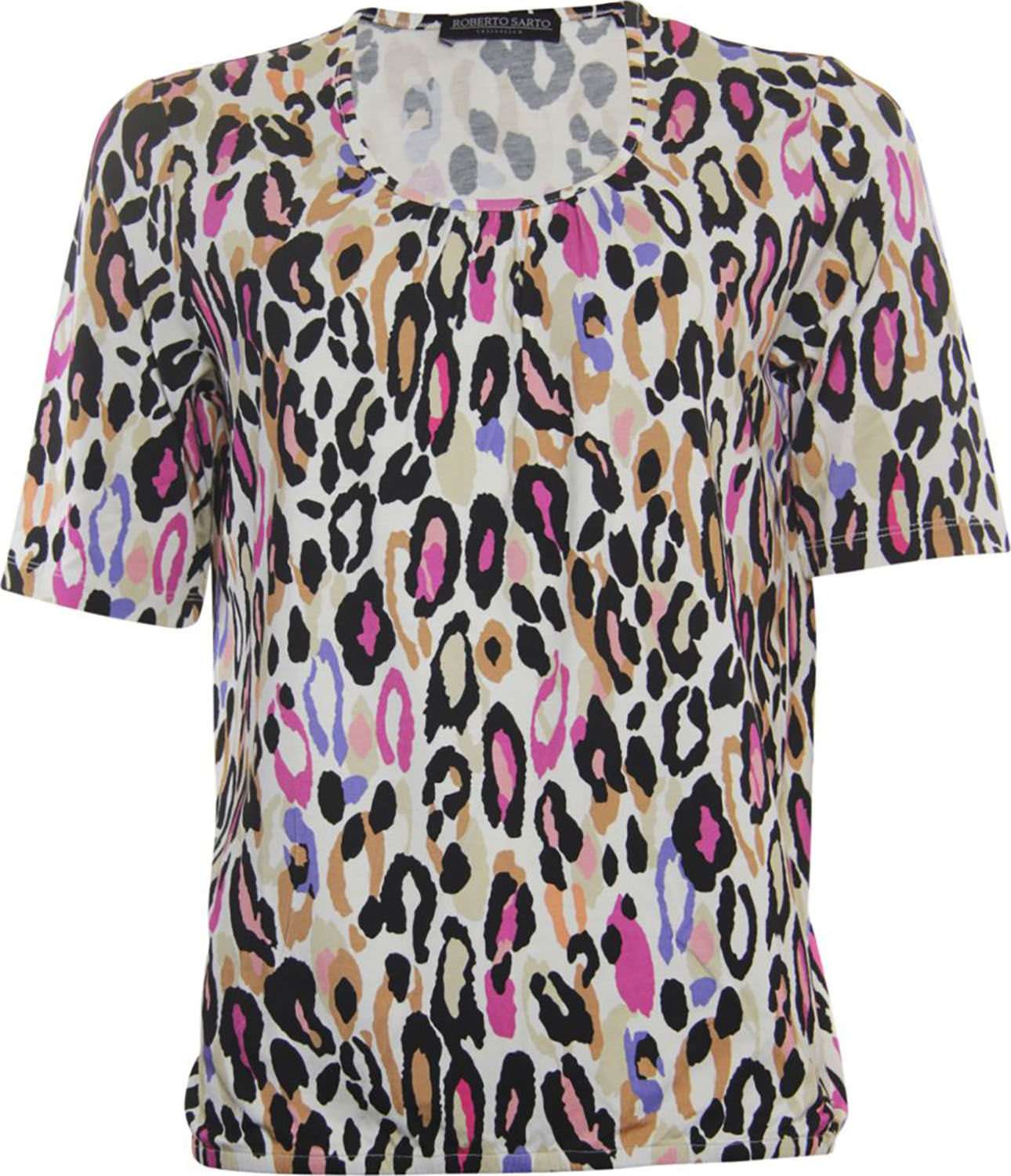 blouson ronde hals Roze