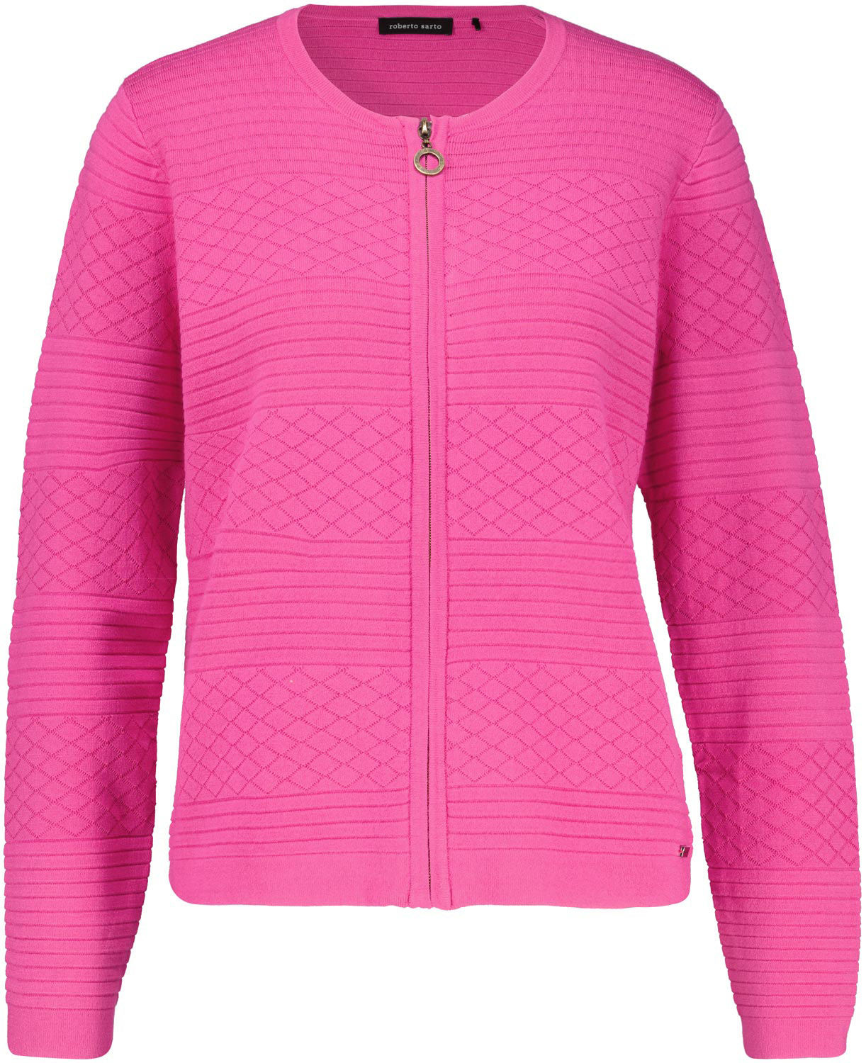 Roberto Sarto vest ronde hals Roze