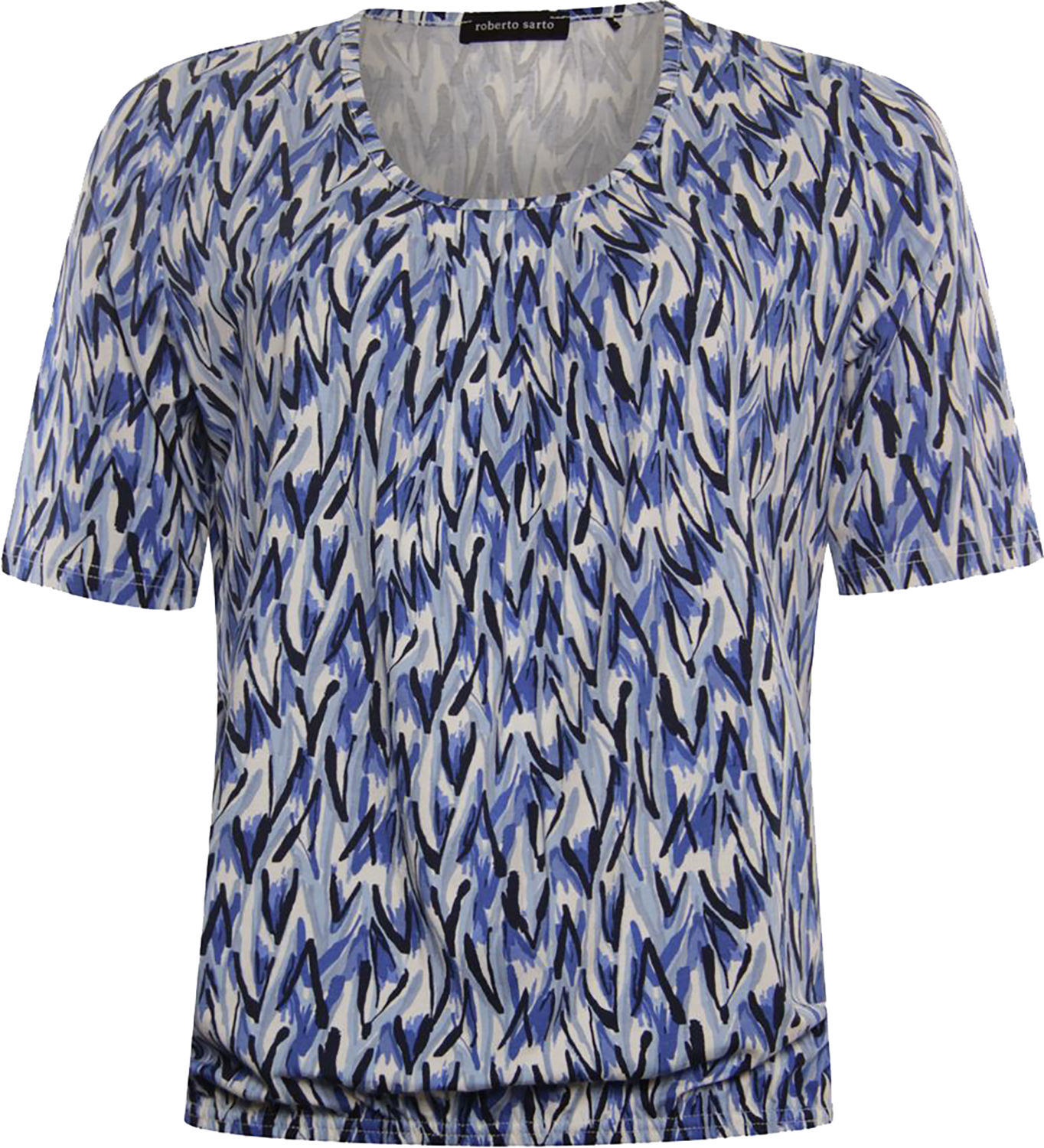 Roberto Sarto blouson ronde hals Blauw