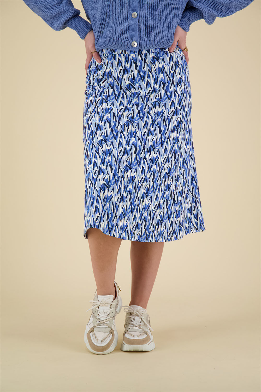 Roberto Sarto rok uitlopend Blauw