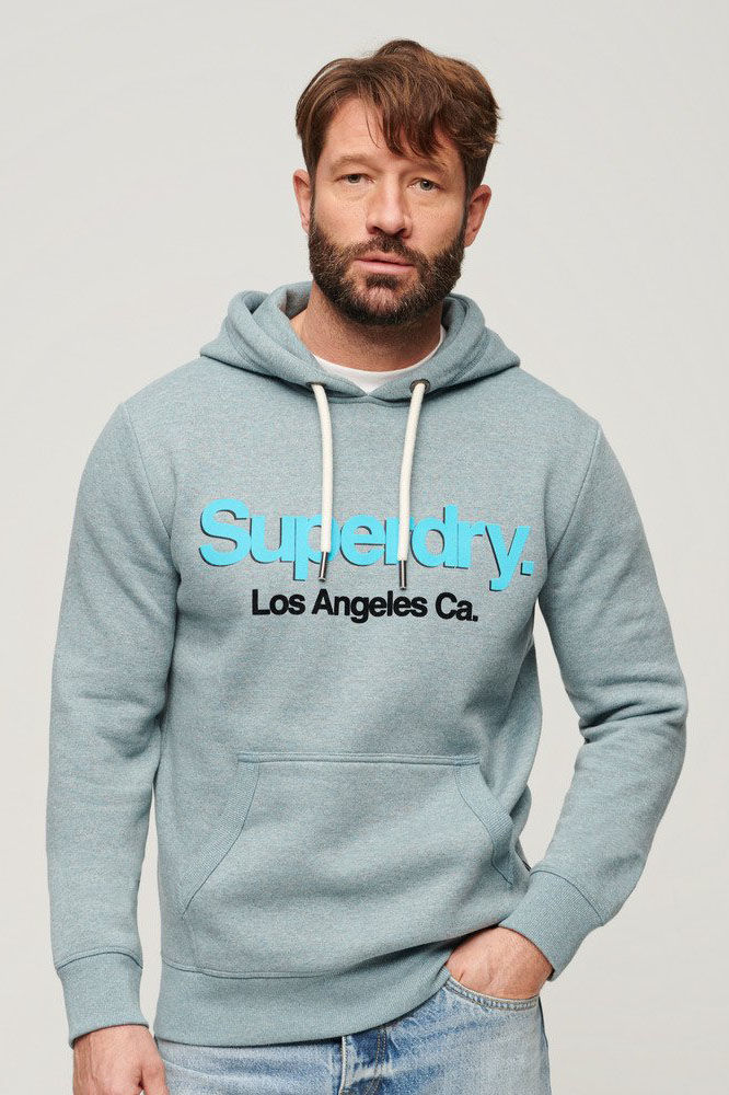 Superdry vintage classic hood Blauw