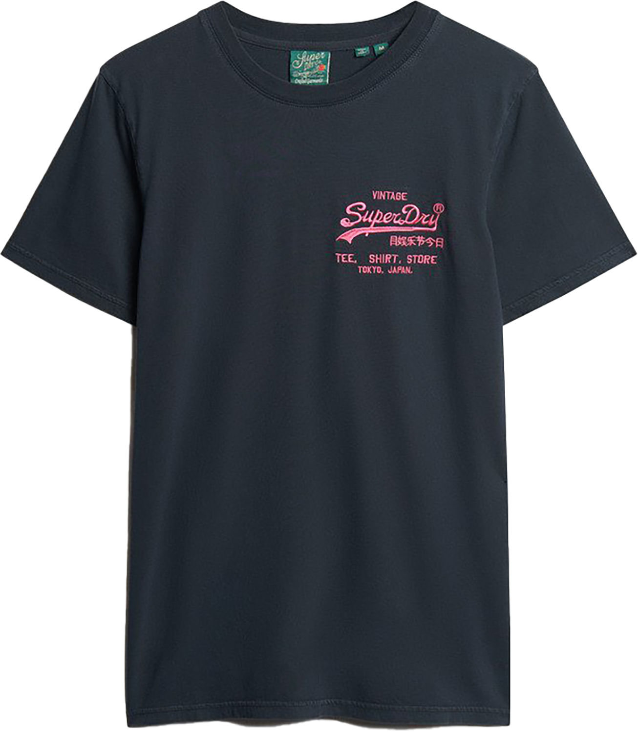 T-shirt Vintage Neon Blauw