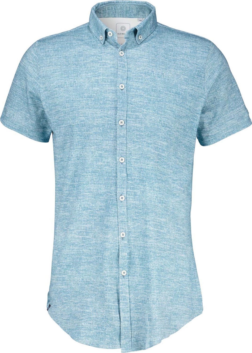 Blue Industry jersey shirt short sleeve Blauw