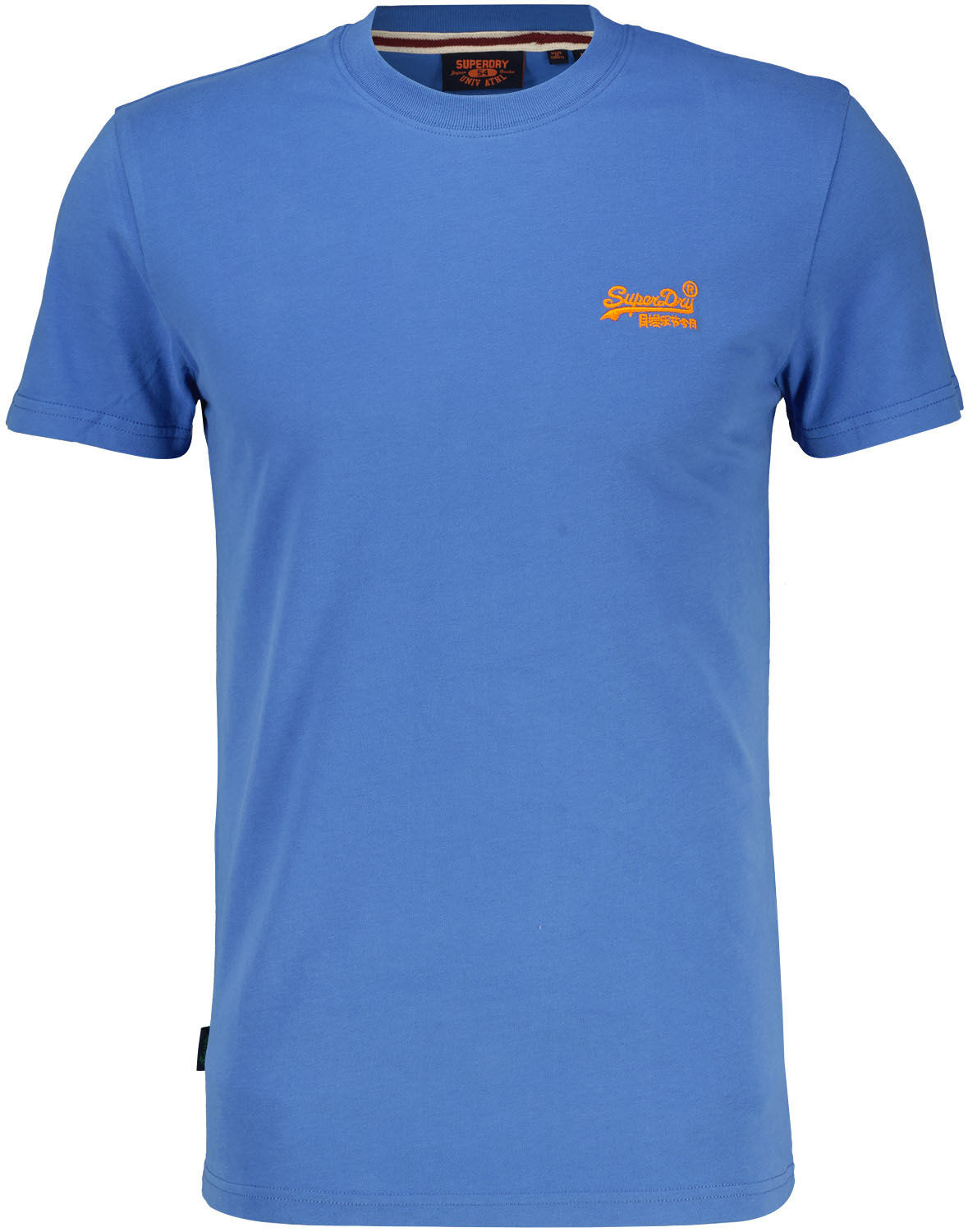 organic cotton essential logo t'shirt vj Blauw