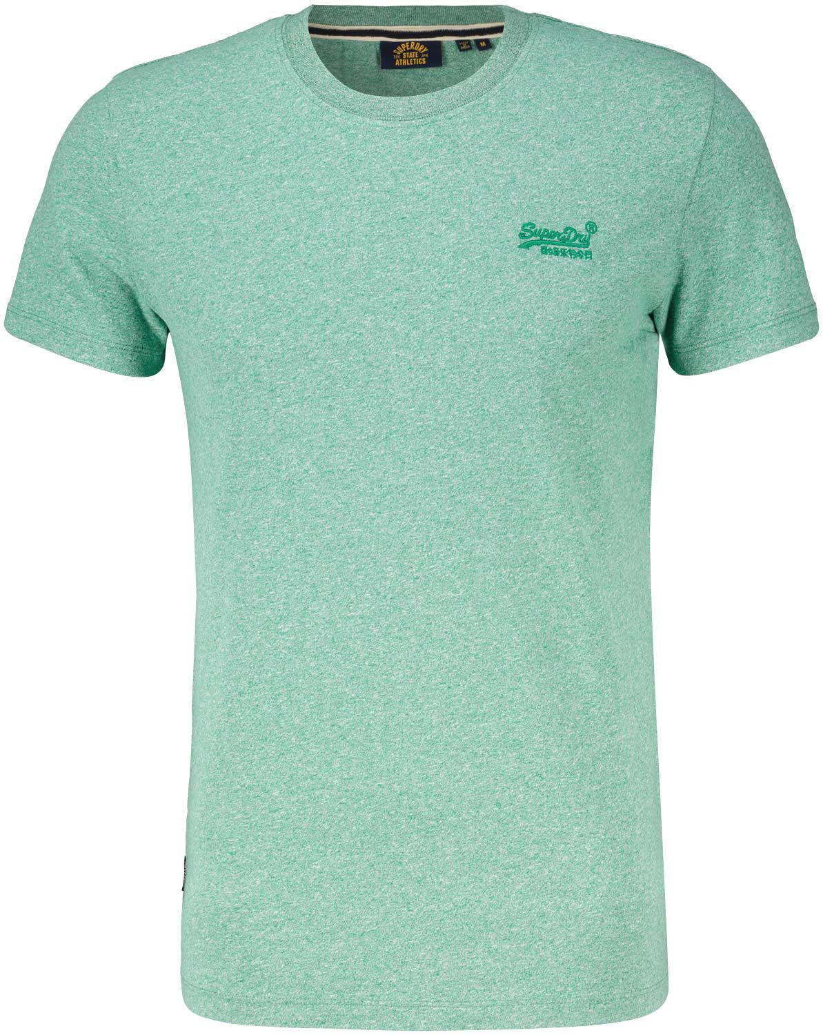 organic cotton essential logo t'shirt vj Lime