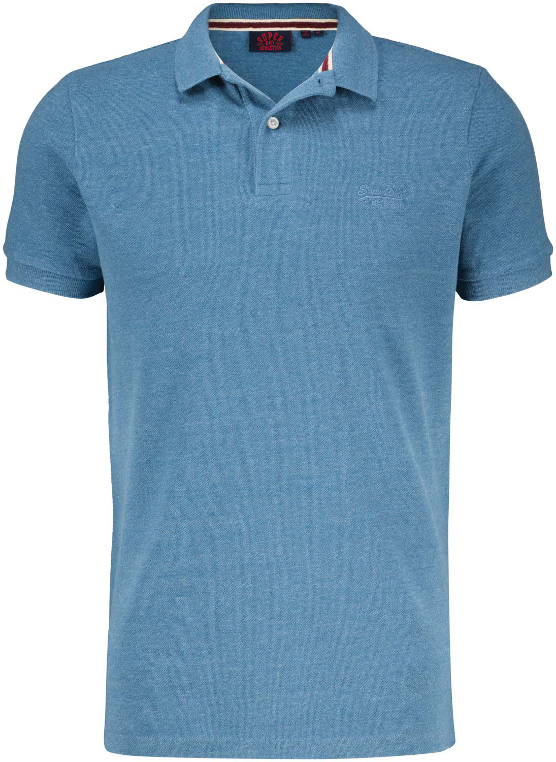 classic pique polo vj Blauw