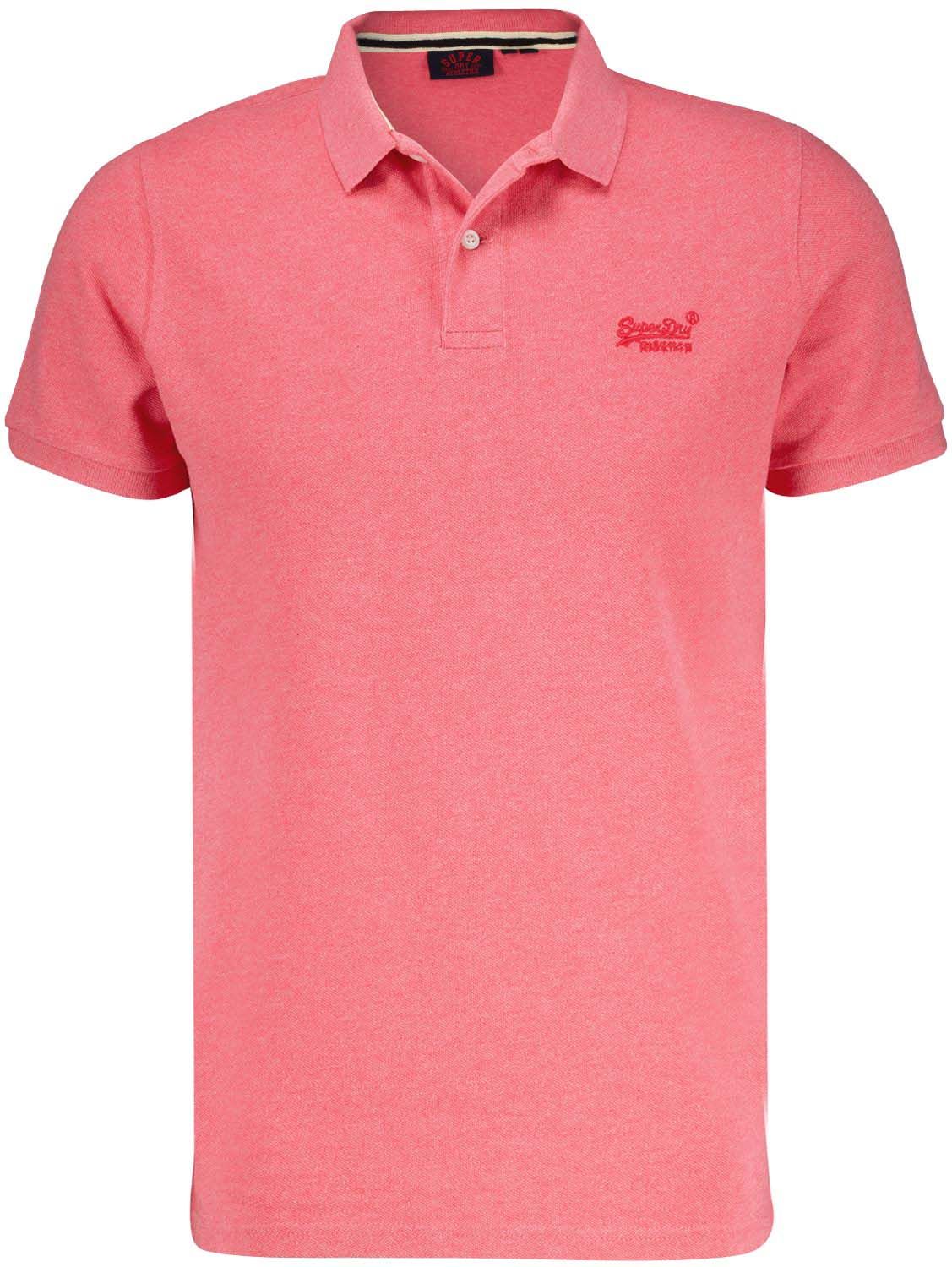 Superdry classic pique polo vj Roze