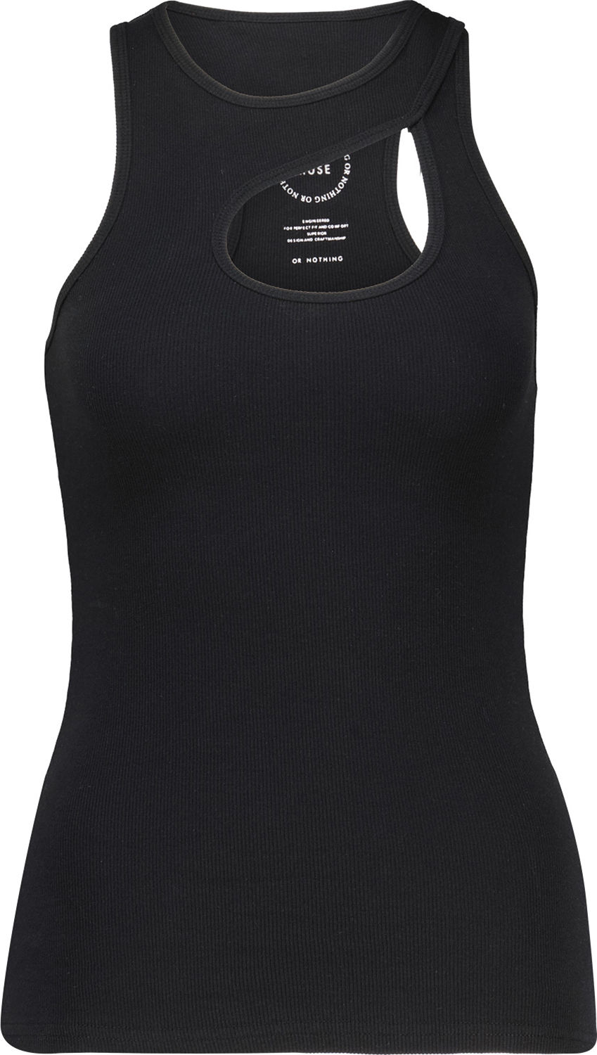 Copenhagen Muse Top Siv Zwart