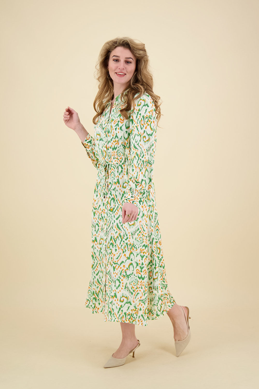 Esqualo Jurk Pastel Ethnic print Multi