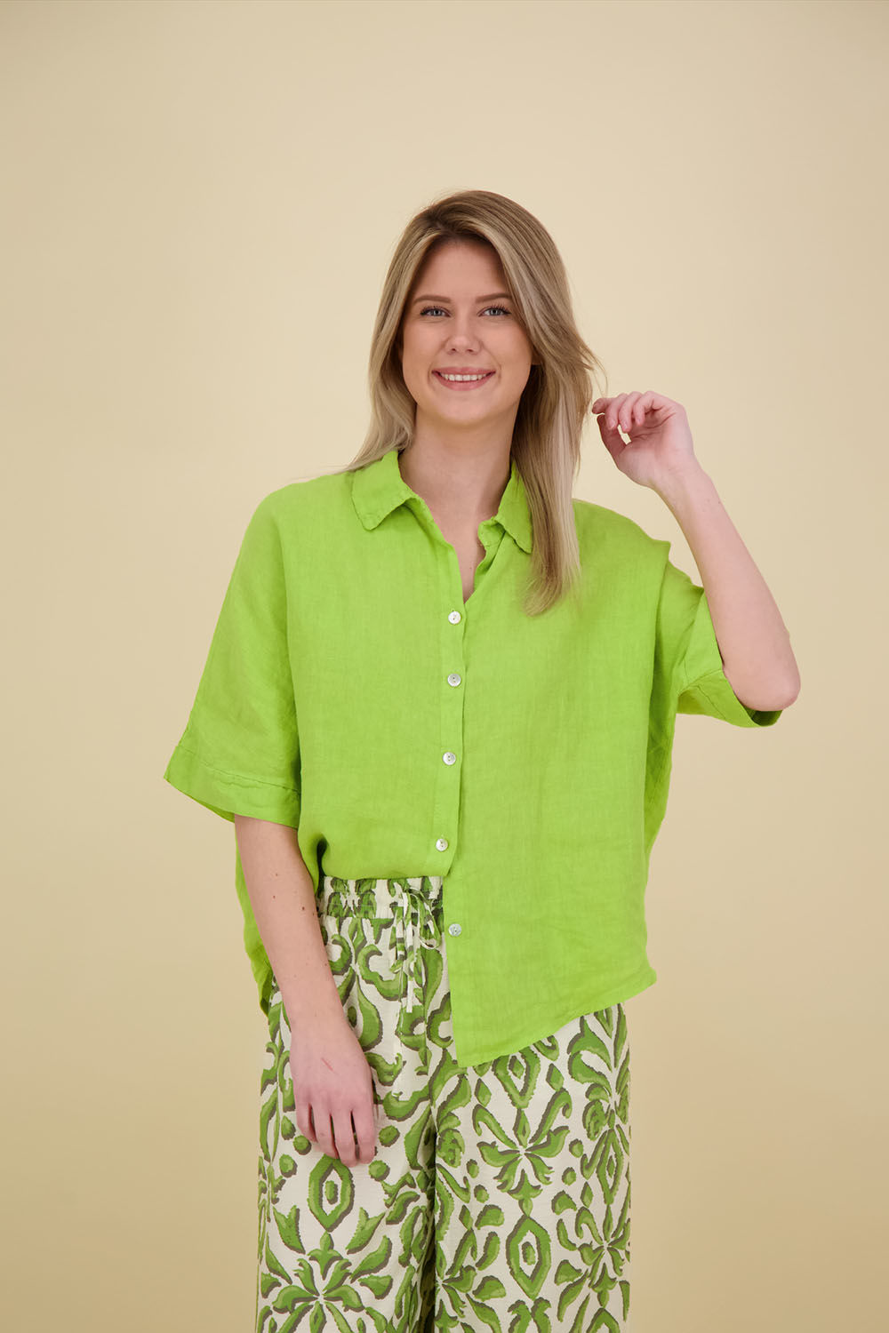 Bomont Blouse Femme Lime