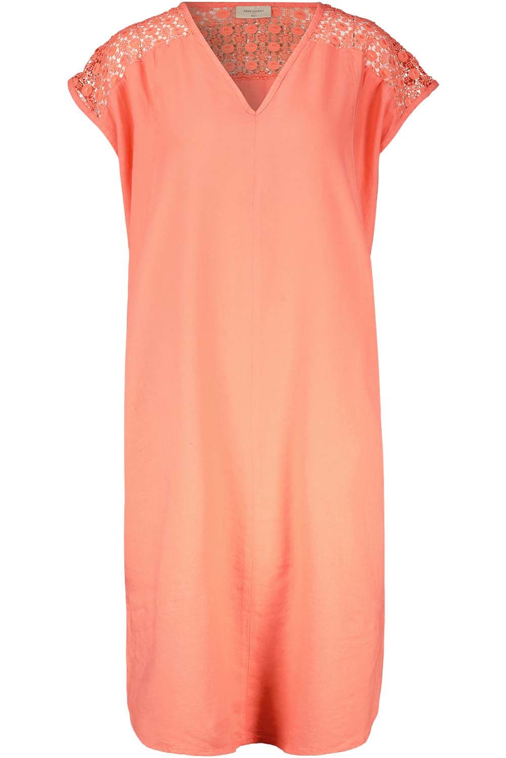 Freequent Jurk Larry Oranje