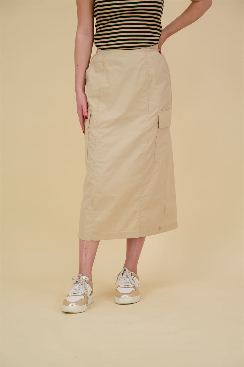 Nukus Rok Phyllis Lang Beige