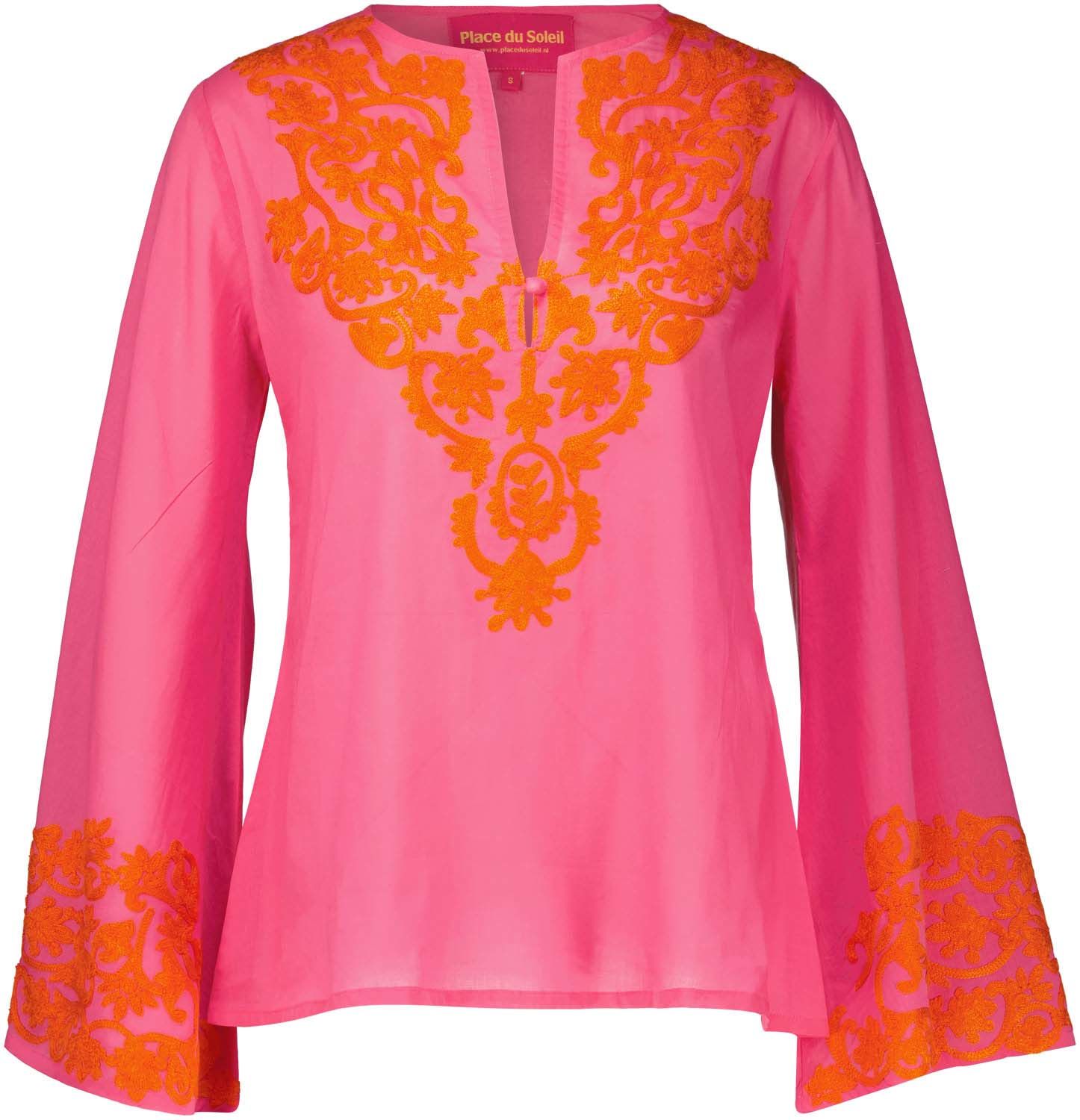 Place Du Soleil top ls Roze