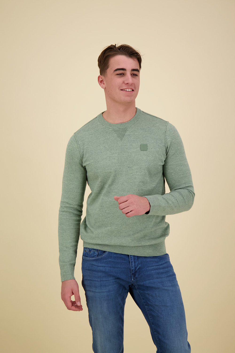 Butcher Of Blue Trui Clifden  Groen