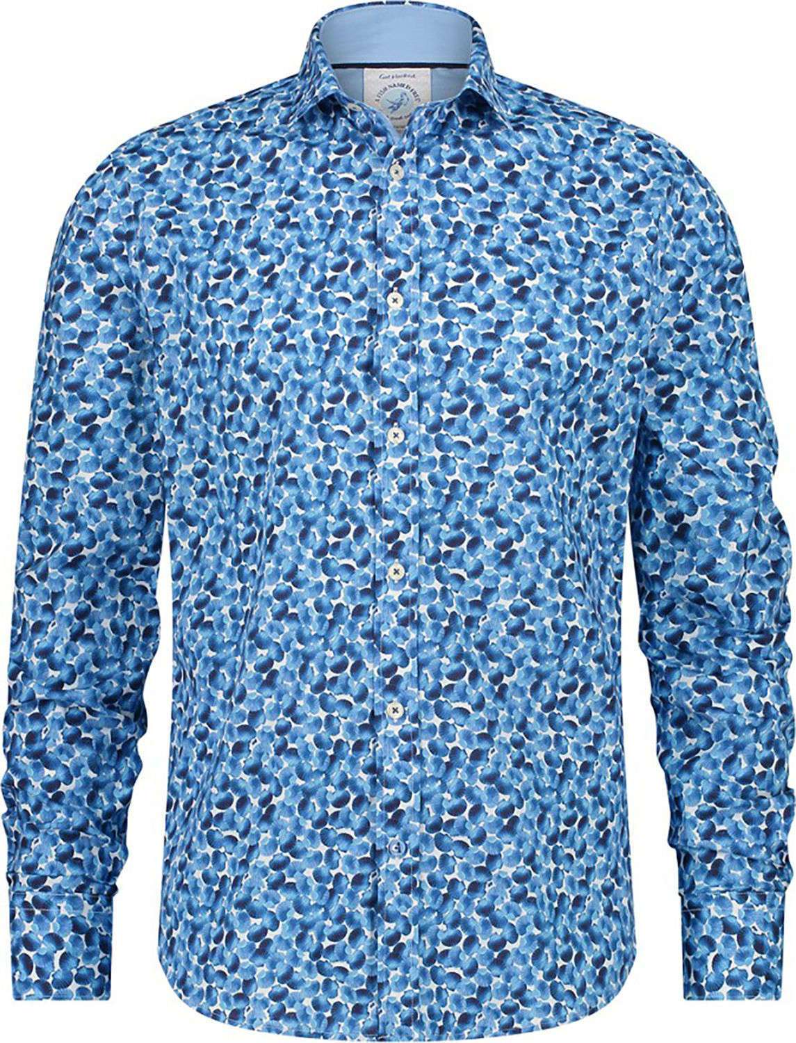 A Fish Named Fred shirt shell Blauw
