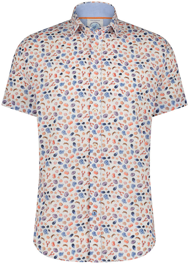 A Fish Named Fred shirt ss lobster Wit