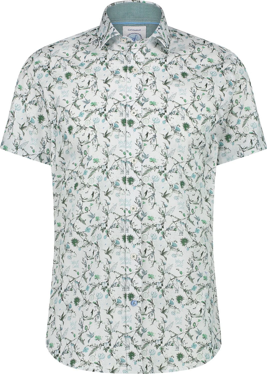 A Fish Named Fred shirt ss pelican Groen