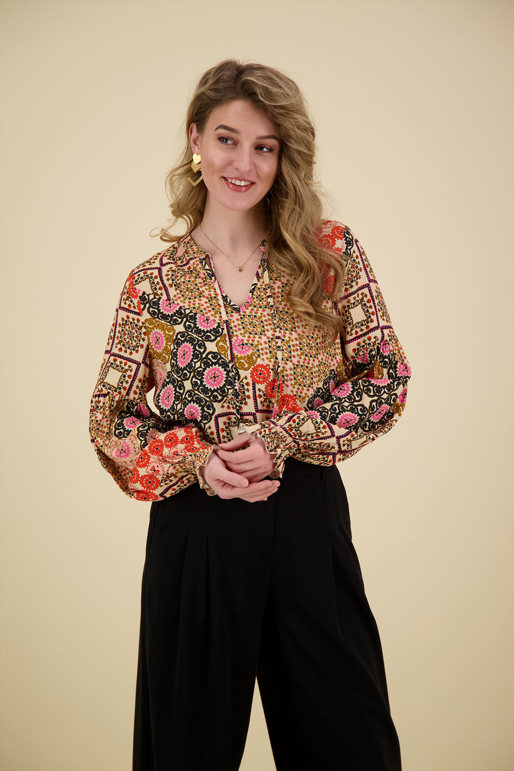 Geisha Top Bruin