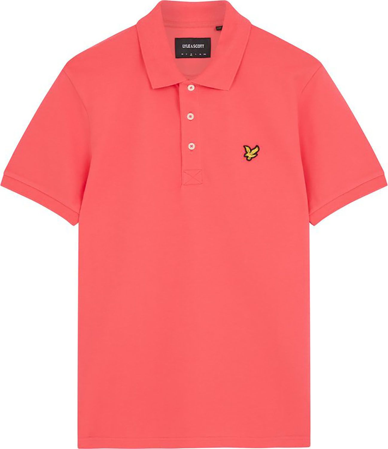 plain polo shirt Roze
